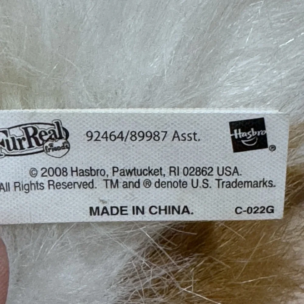 FurReal Friends Orange and White Lulu My Cuddlin Kitty Cat 2008 Tested Works